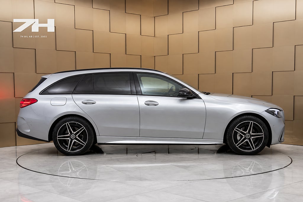 Mercedes-Benz C 300 T e AMG Line 360°  Ad. Farthållare  Burmester®