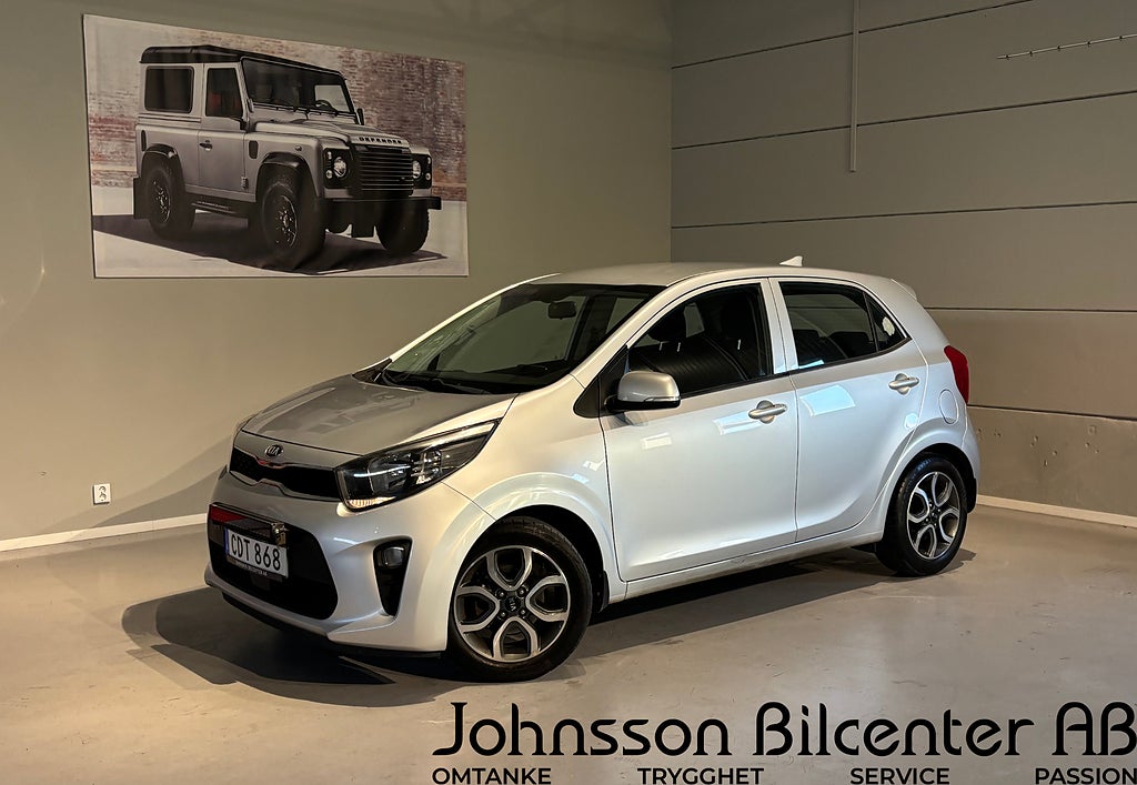 Kia Picanto 1.0 MPI 1 ägare Carplay Backkamera Nyservad 67hk