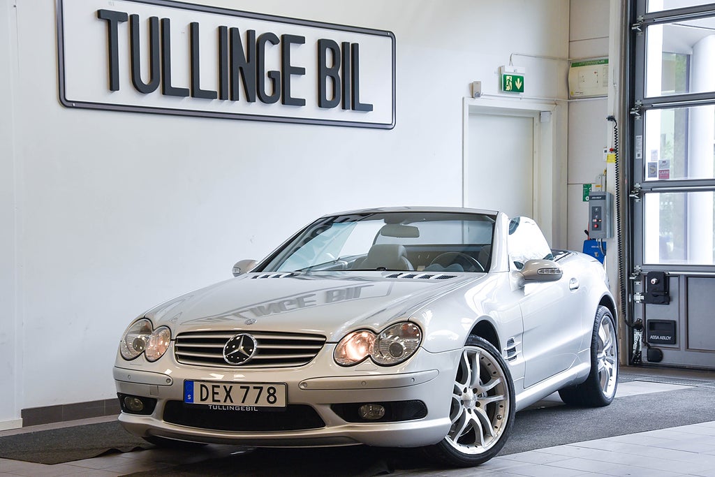 Mercedes-Benz SL 55 AMG Cab Lågmil Välvårdad 12200 Mil Nybes