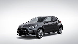 Mazda2 Hybrid baseras på Toyota Yaris. Foto: Mazda