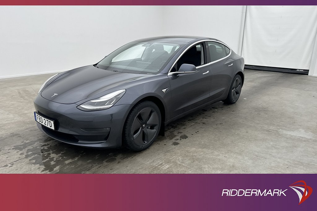 Tesla Model 3 Long Range AWD En-brukare AP Svenksåld