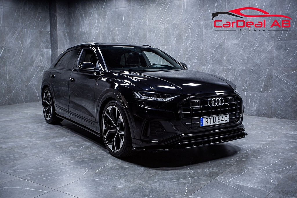 Audi Q8 50 TDI 286hk Q TipTronic S Line B/O Pano HUD Luftfj.