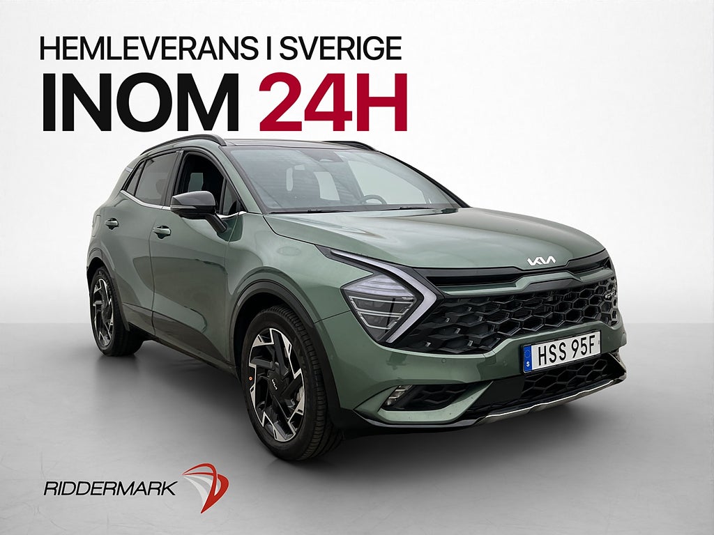 Kia Sportage PHEV 252hk GT-Line Pano H/K 360° Navi  Skinn