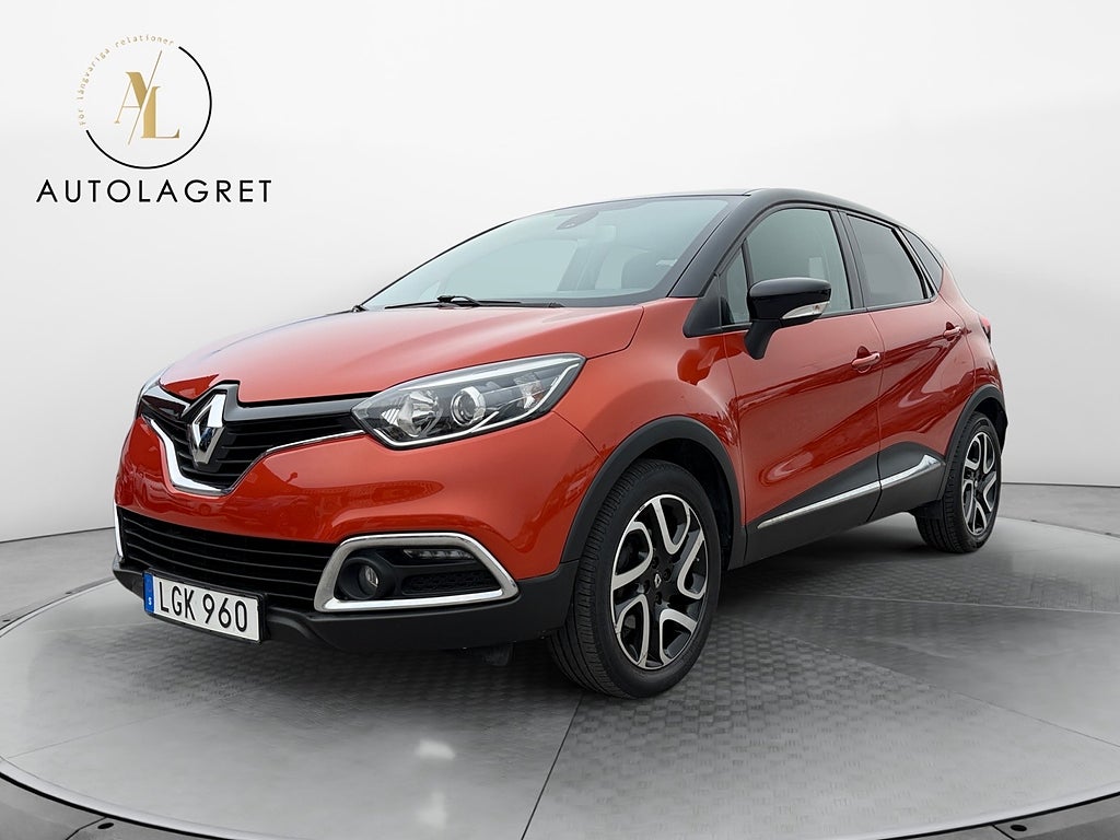 Renault Captur 1.2 TCe EDC Automat Euro6 Navi Fullservice M-värm 118hk
