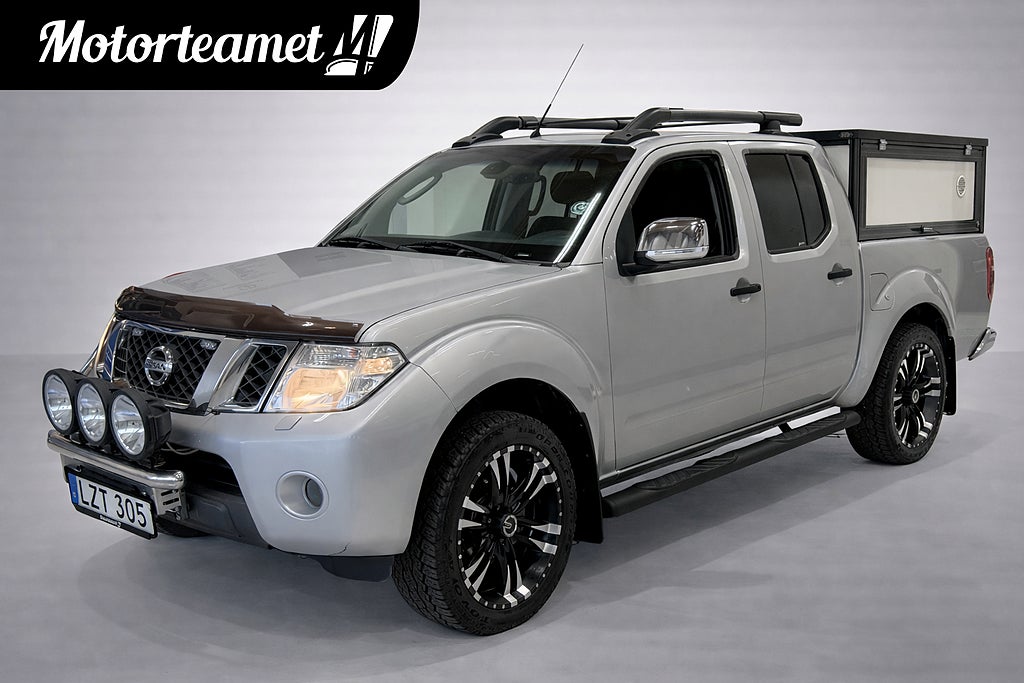Nissan Navara Dubbelhytt 2.5 dCi 4x4 Hundkåpa Diff Drag Blixtljus