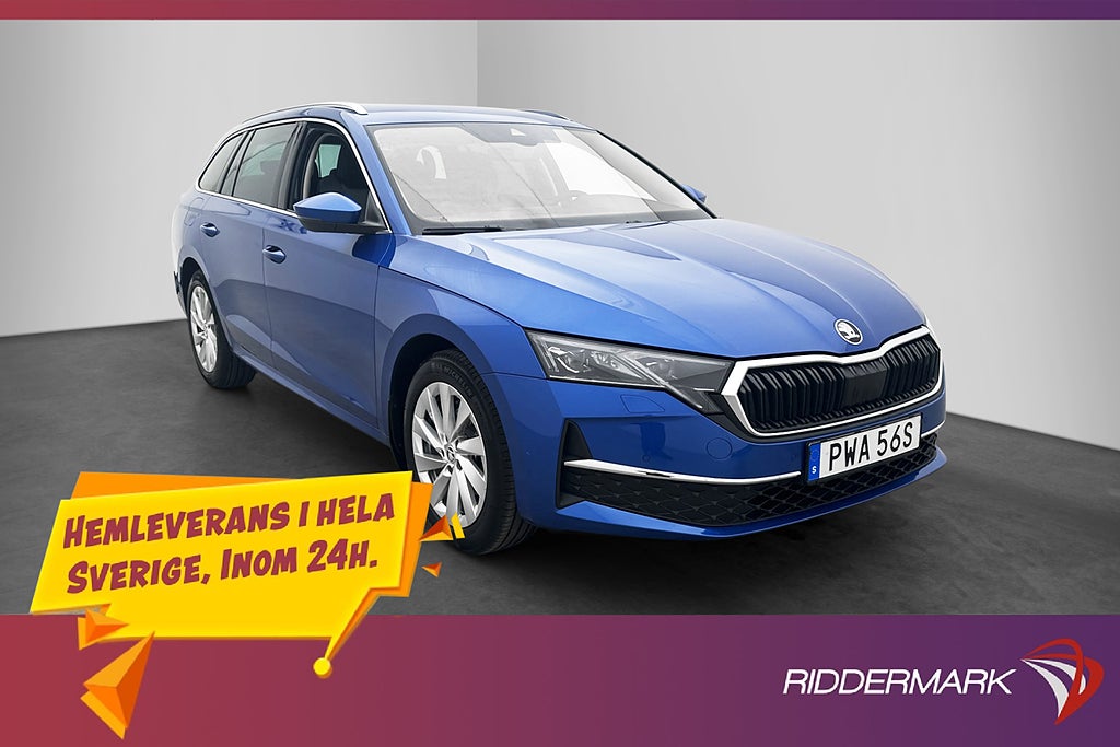 Skoda Octavia Kombi 150hk Selection Cockpit Kamera CarPlay