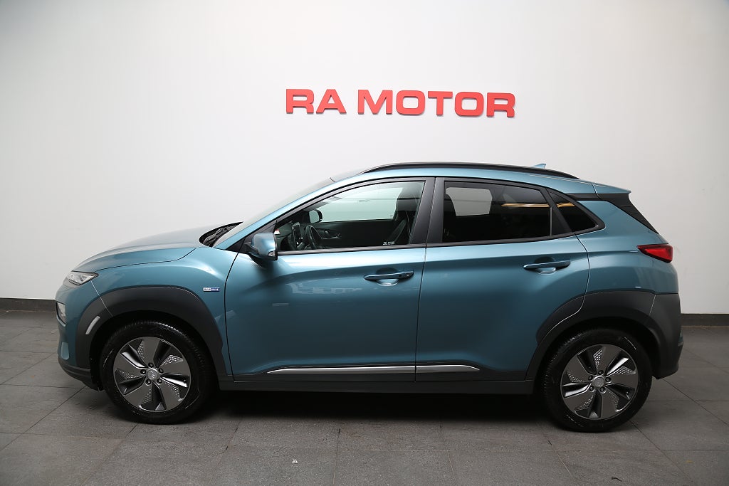 Hyundai Kona Electric 64 kWh Premium 204hk 1ägare I Nytt EV-batteri 2019