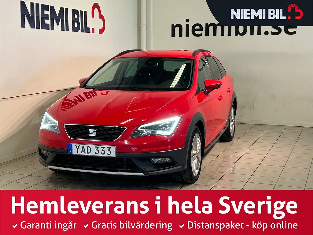 Seat Leon X-Perience 1.6 TDI 4Drive Kamera MoK Drag S/V-hjul