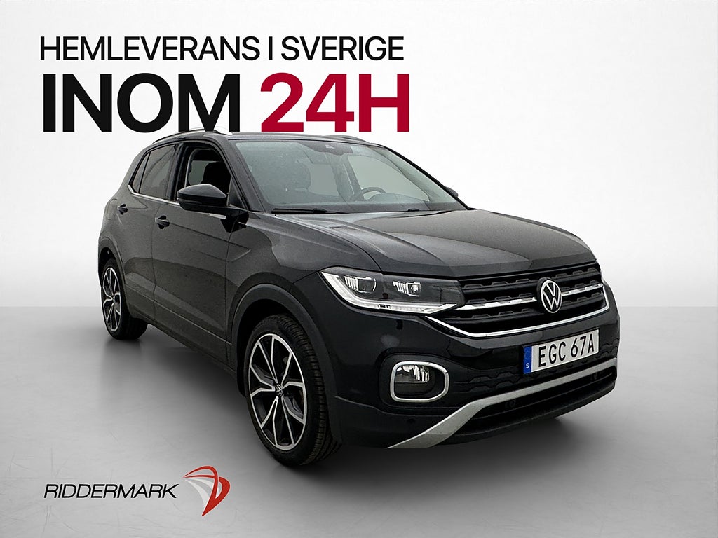 Volkswagen T-CROSS 1.0 TSI GT P-sensorer CarPlay HalvSkinn