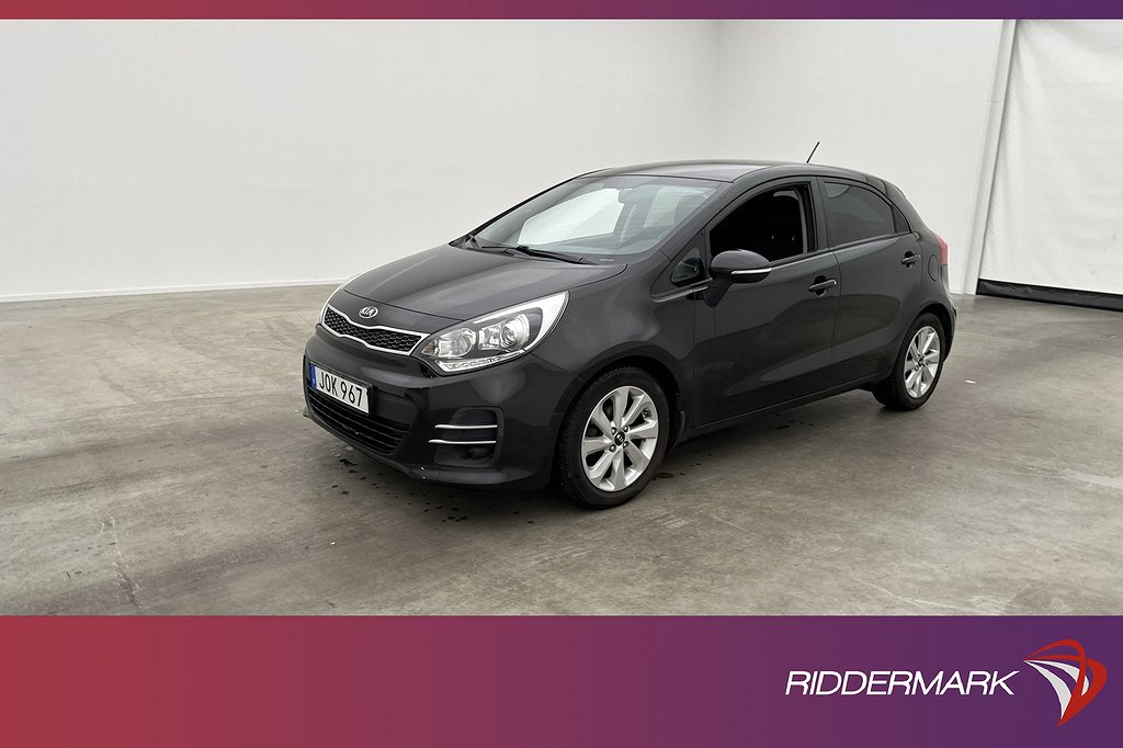 Kia Rio 1.2 CVVT 84hk GLS Rattvärme 0,47l/mil Låg-Årsskatt