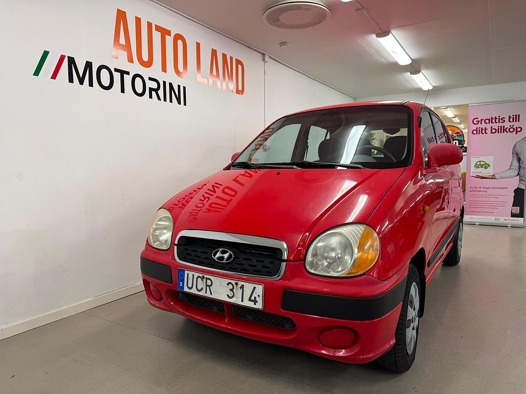 Hyundai Atos Prime 1.0 / Nybesiktigad / Nyservad