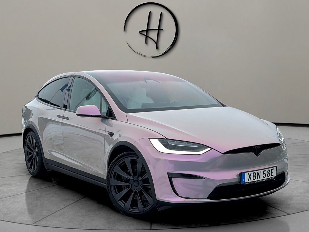 Tesla Model X Plaid 1020hk Yoke ratt Dragkrok 6-sits FSD Självkörande