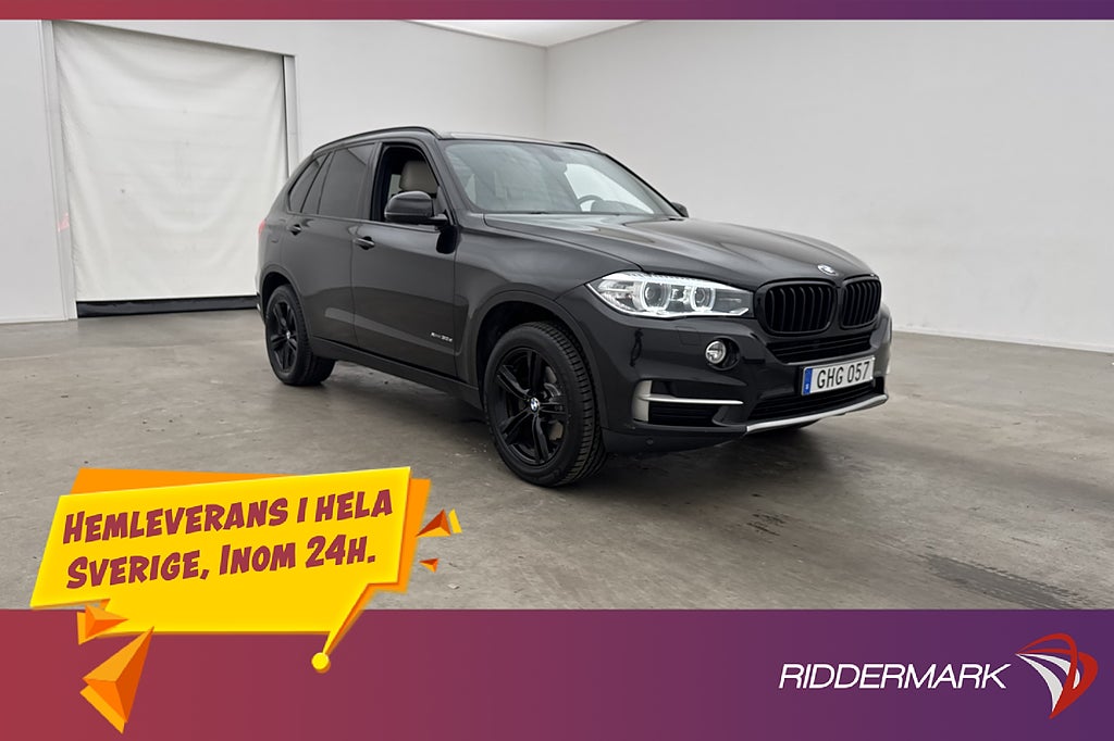BMW X5 XDrive30d 7-Sits Värmare Hifi Kamera Navi Skinn Drag