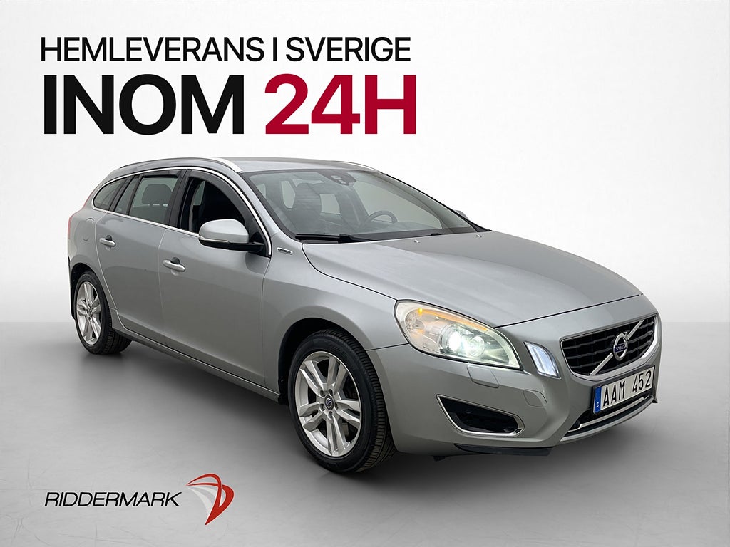 Volvo V60 D6 Plug-in AWD Summum Värmare Skinn Elstol Drag