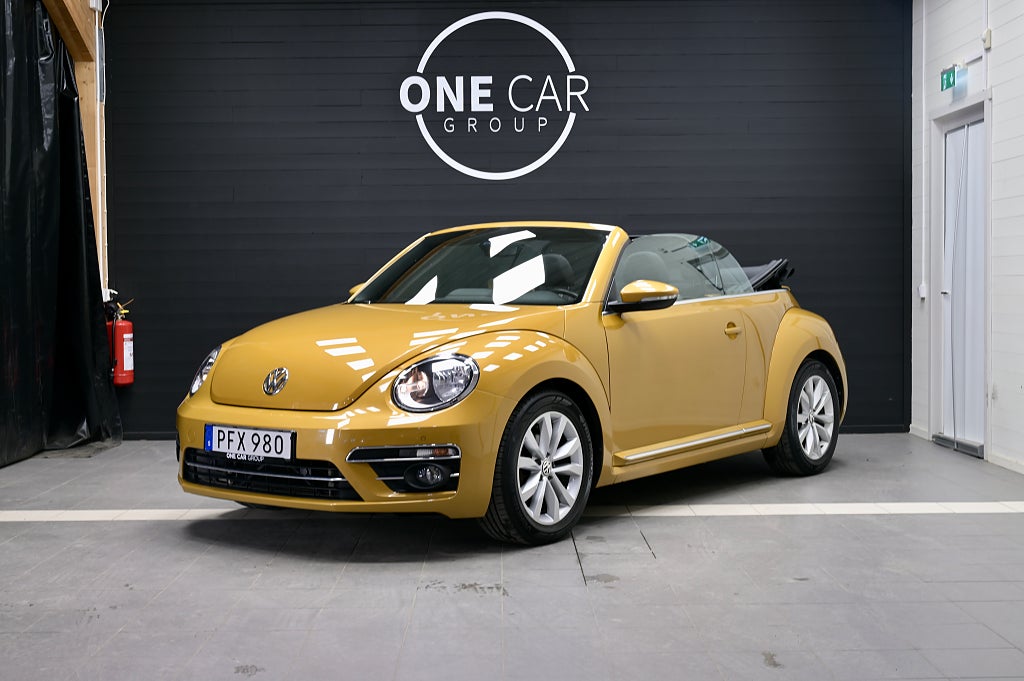 Volkswagen Beetle Cabriolet 1.2 TSI Nyservad Nybesiktigad Sv-Såld 105hk