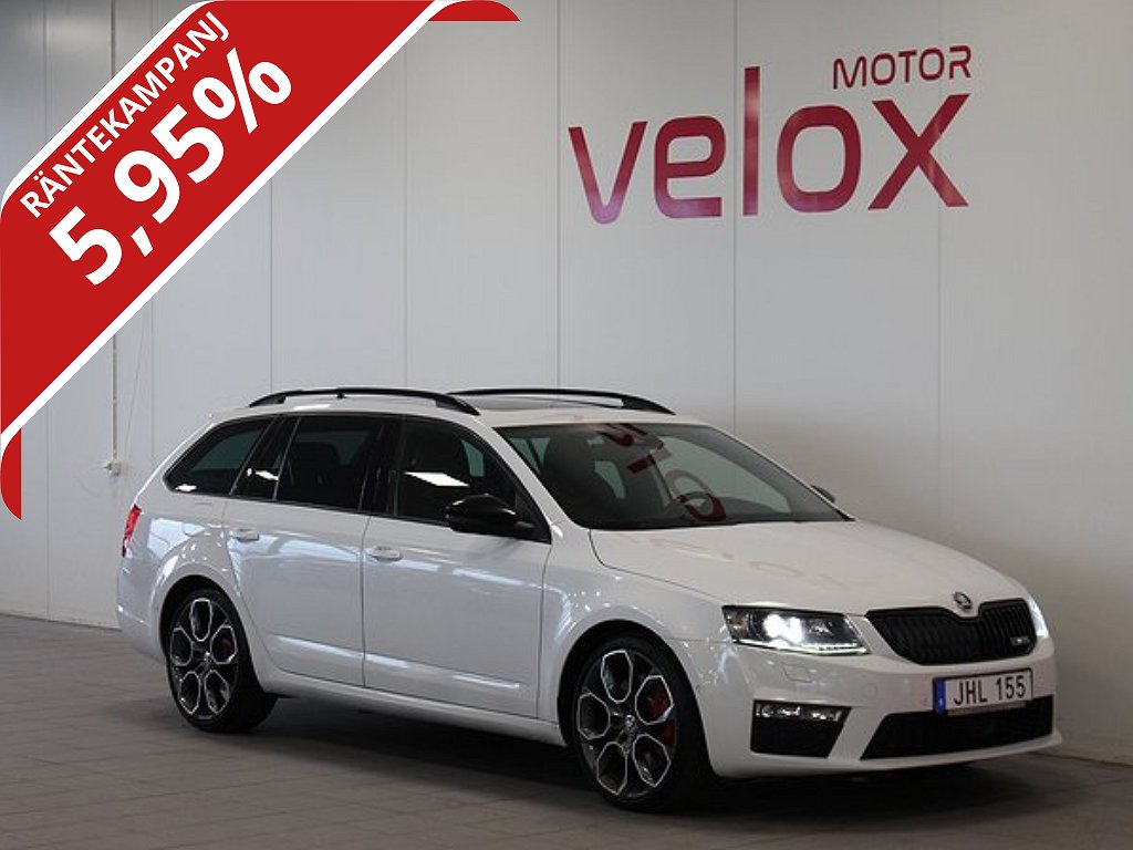 Skoda Octavia Combi RS 2.0 TSI Premium 220HK Pano Nav 5,95%