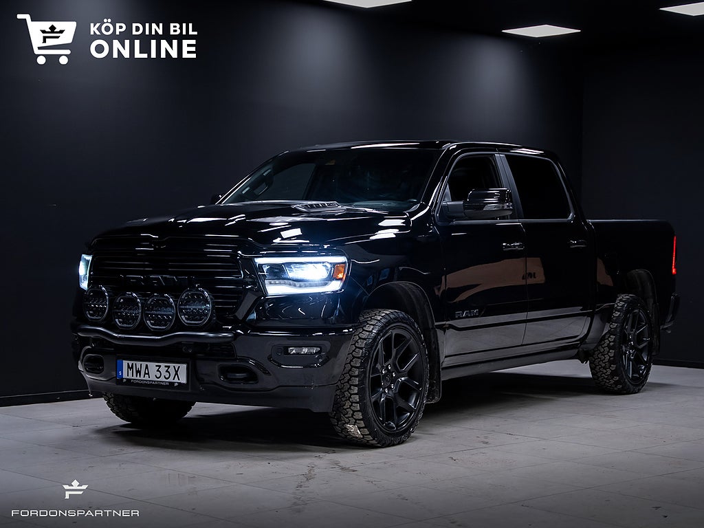 Dodge RAM Crew Cab 5,7 V8 LARAMIE NIGHT PANORAMA H&K LEASEBAR