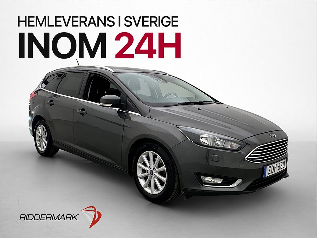 Ford Focus 125hk Titanium Kamera CarPlay K-rem bytt