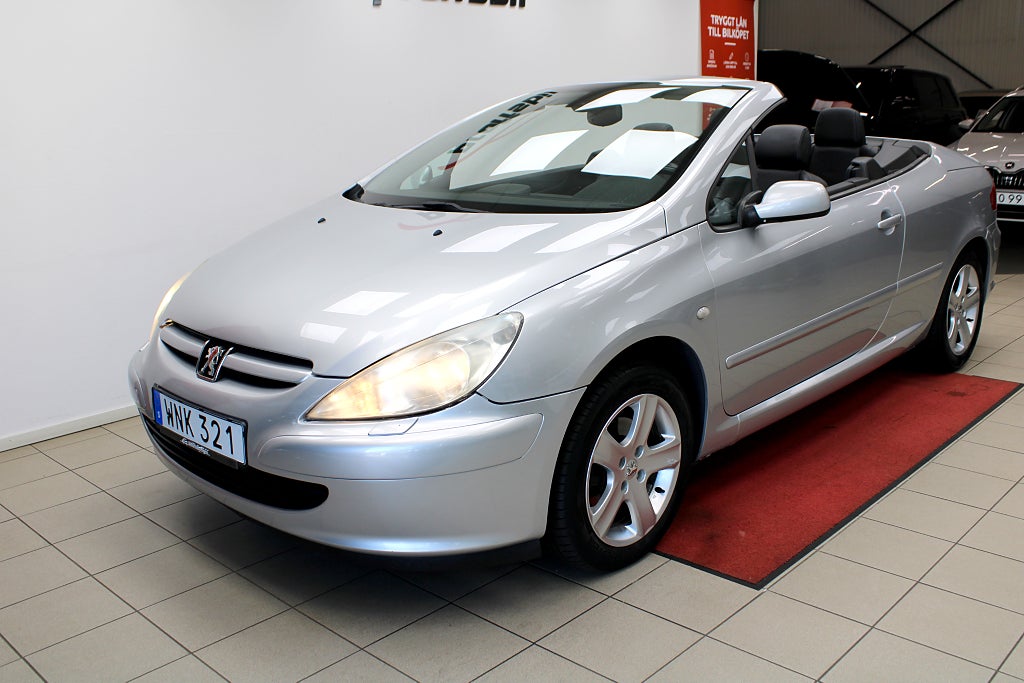 Peugeot 307 CC 2.0 Euro 3-Coupé-Cabriolet-Ny besiktigad Auto