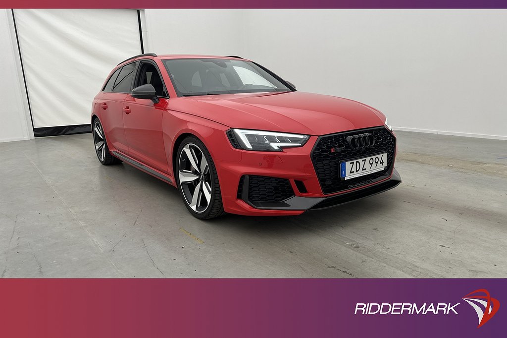 Audi RS4 Q 450hk B&O Keramiska Sportavgas Cockpit DRC