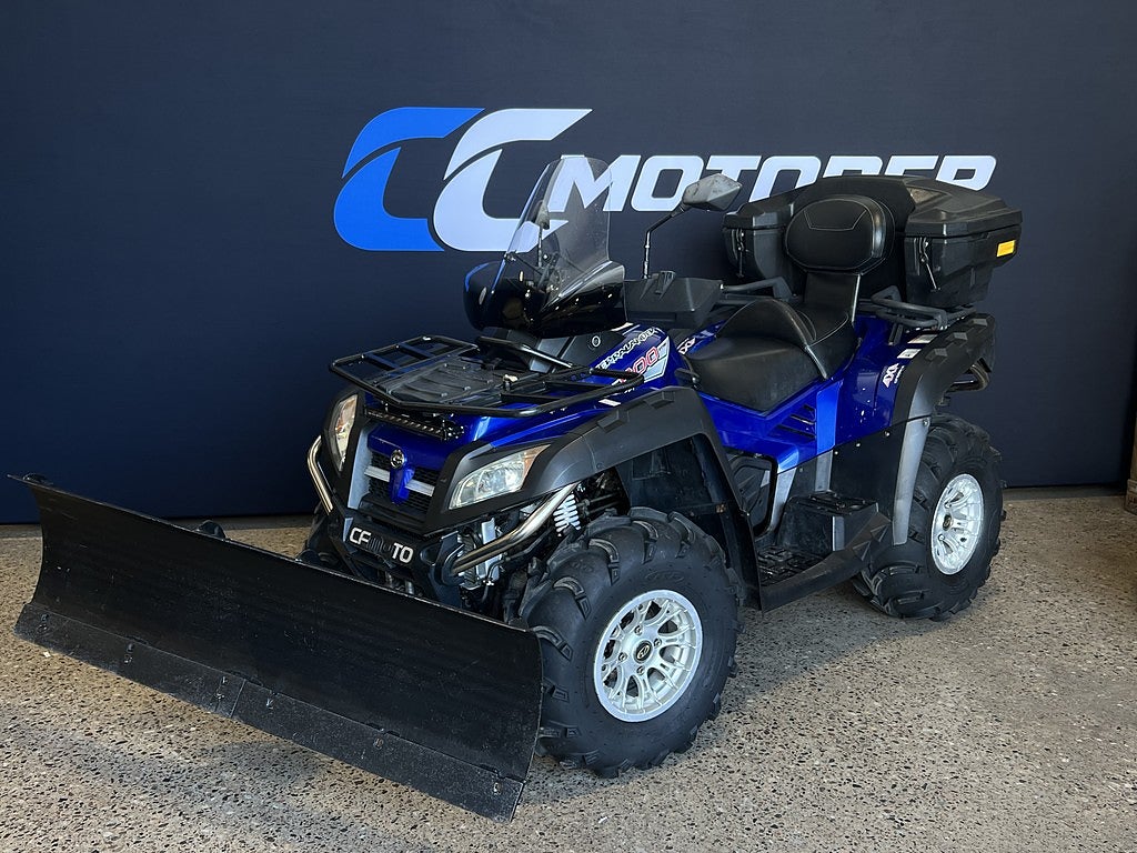 cf-moto terralander 800 - Styrservo, plogblad, packlåda, gasdämpare 