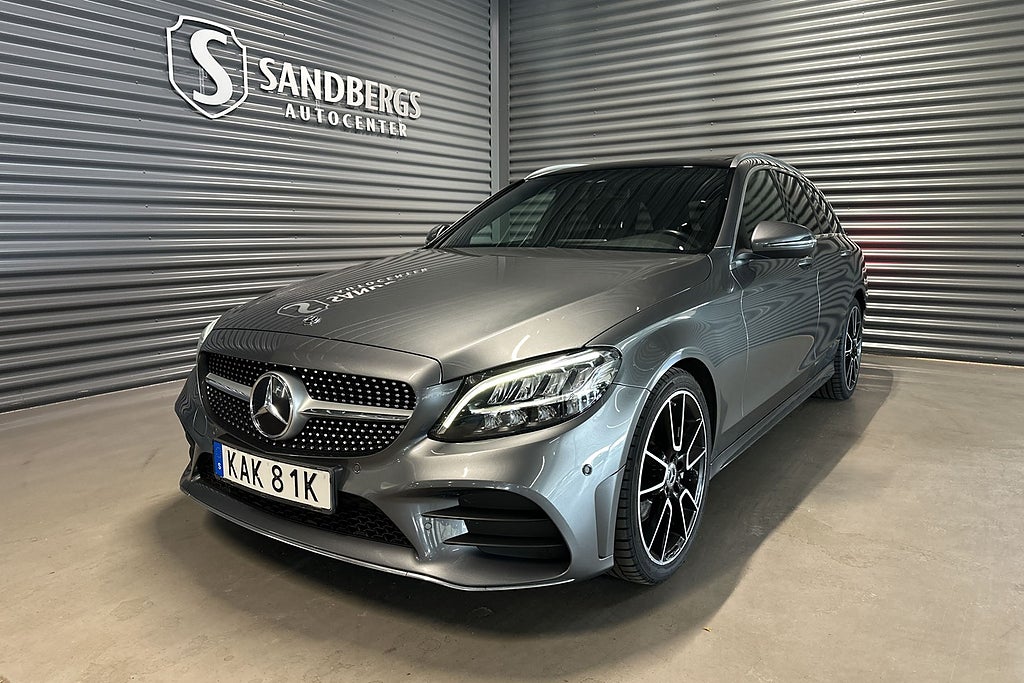Mercedes-Benz C 220 T d 9G-Tronic AMG Backkamera Panorama Navi Drag Eu6