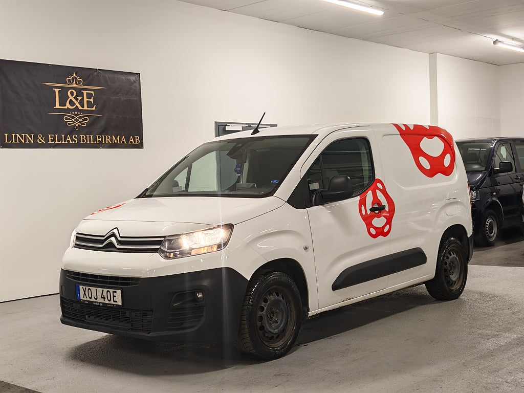 Citroën Berlingo van increased payload  102hp 1.5BlueHDi D-värmare/MOMS/