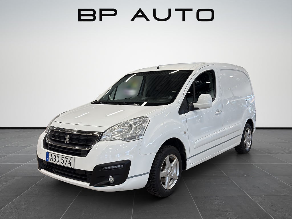 Peugeot Partner Skåpbil 1.6 BlueHDi Euro 6 Drag Kamrem Bytt 3-sits