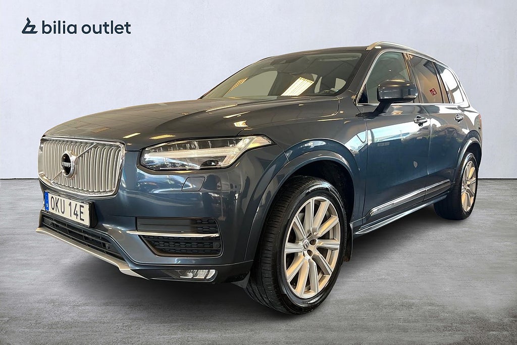 Volvo XC90 T5 AWD Inscription 250hk / Drag 7-sits Värmare Navi VOC