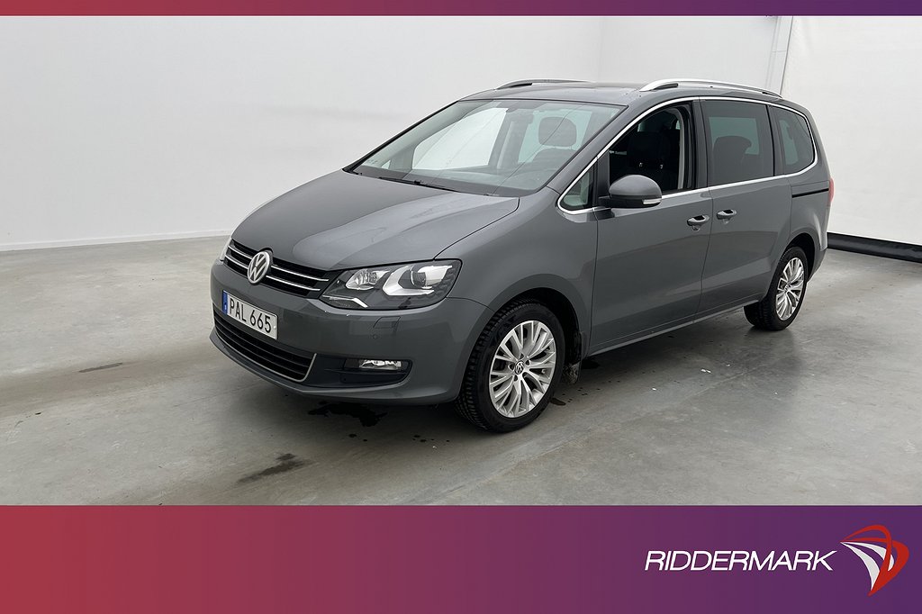 Volkswagen Sharan 7-Sit Pano Dynaudio P-Värm El-Dörrar Drag