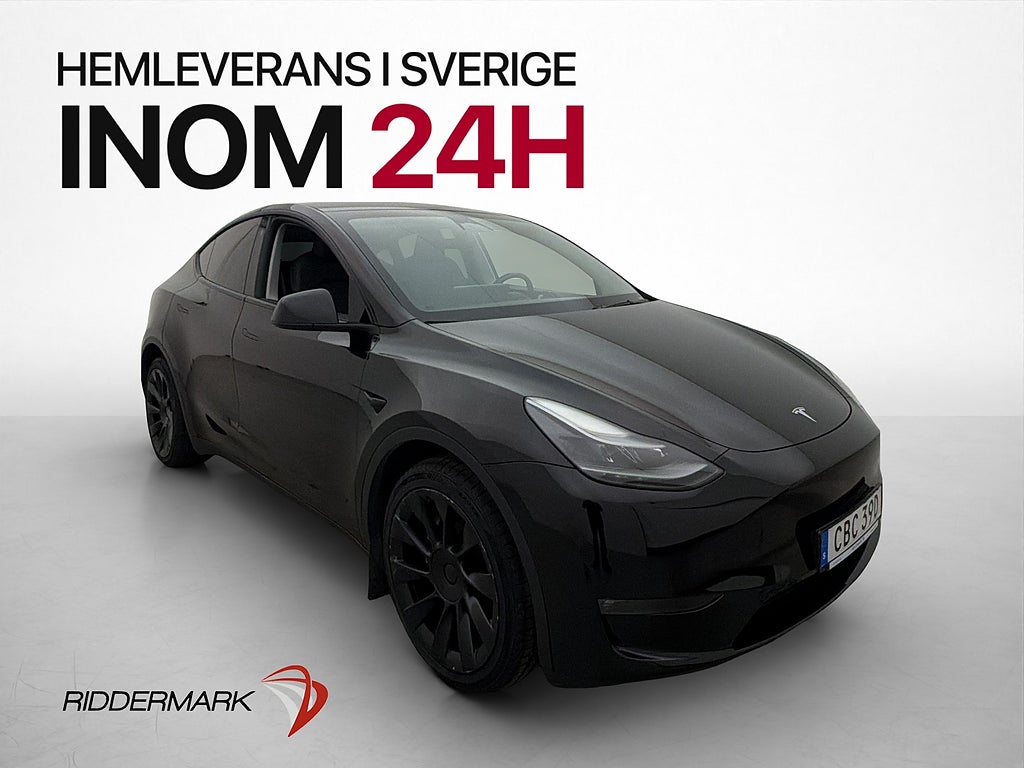 Tesla Model Y Long Range AWD Svensksåld Dragkrok Panorama
