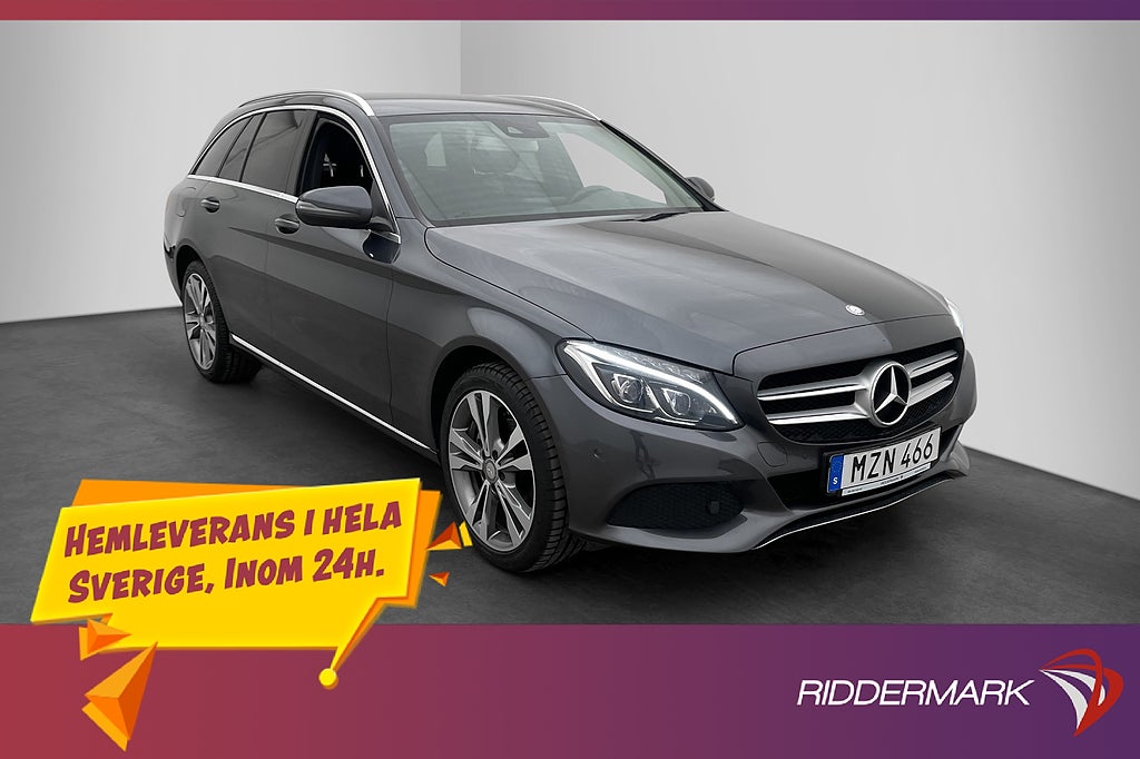 Mercedes-Benz C 220 d 4M Värmare Kamera Drag Sensorer