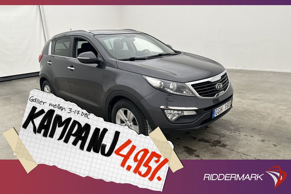 Kia Sportage 1.7 CRDi 115hk Comfort Farthåll 4,95% Ränta