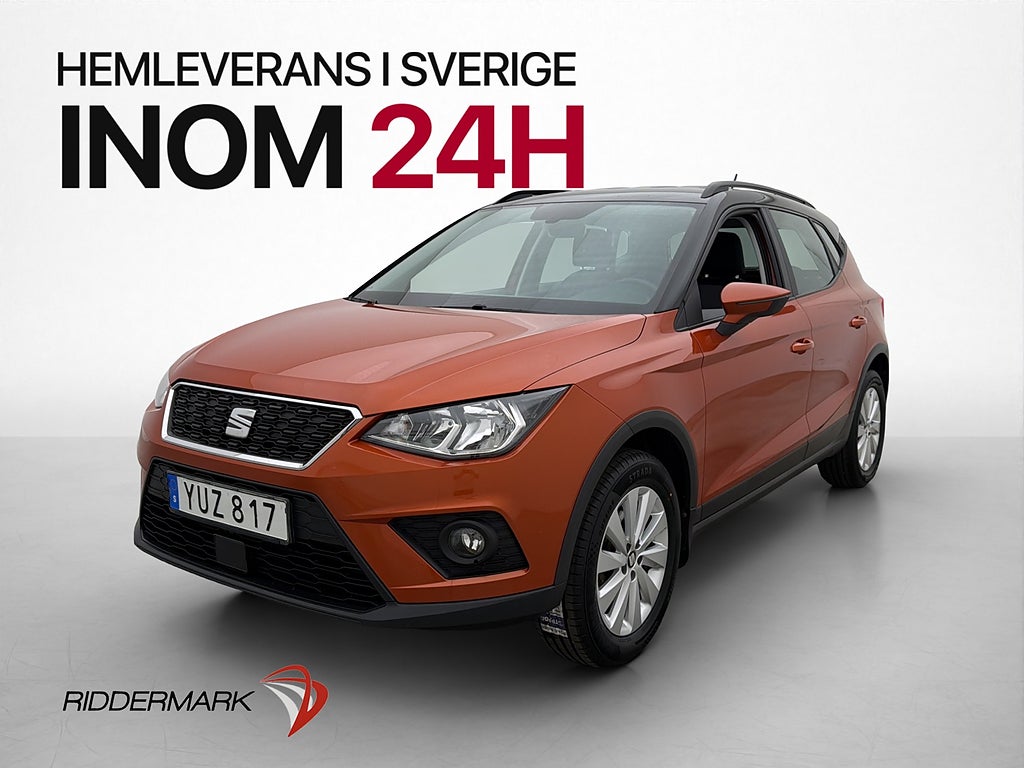 Seat Arona 1.0 TSI 95hk Style P-Sensor Farthållare Bluetooth