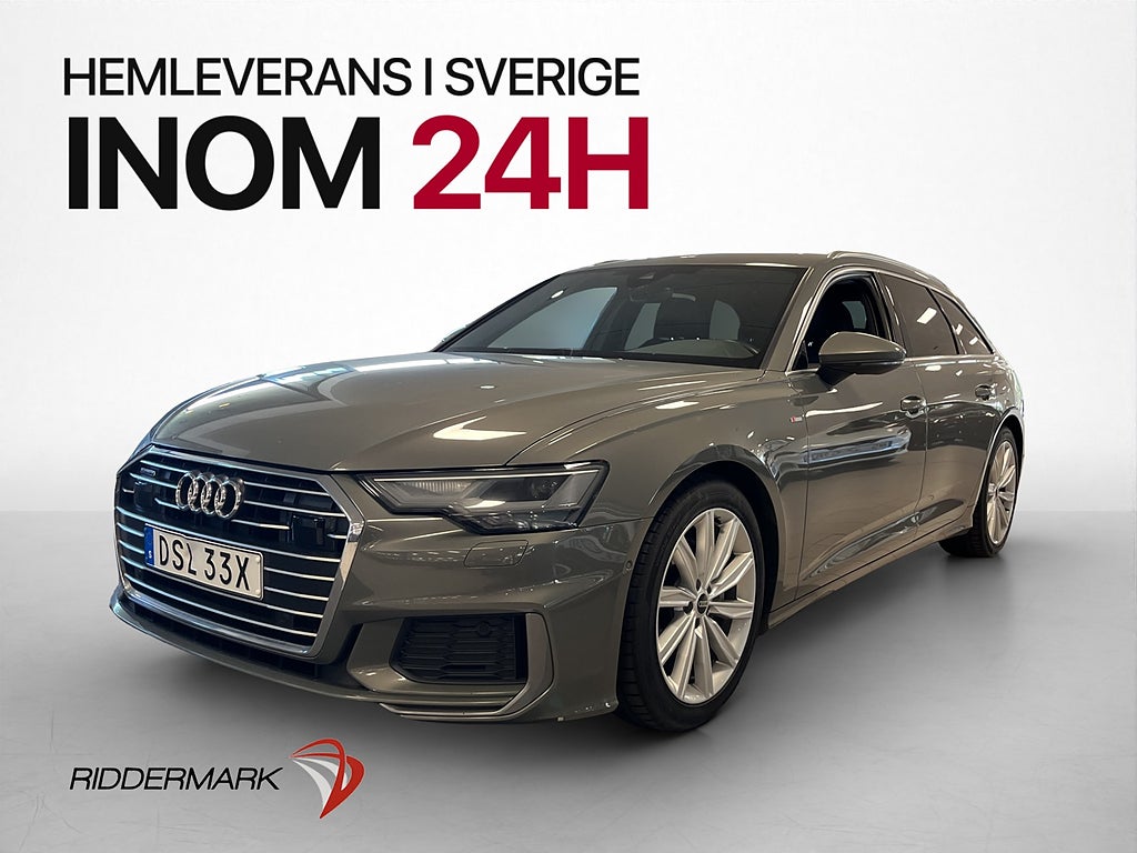 Audi A6 40 TDI Q Full S-Line Cockpit Navi D-Värm Kamera Drag