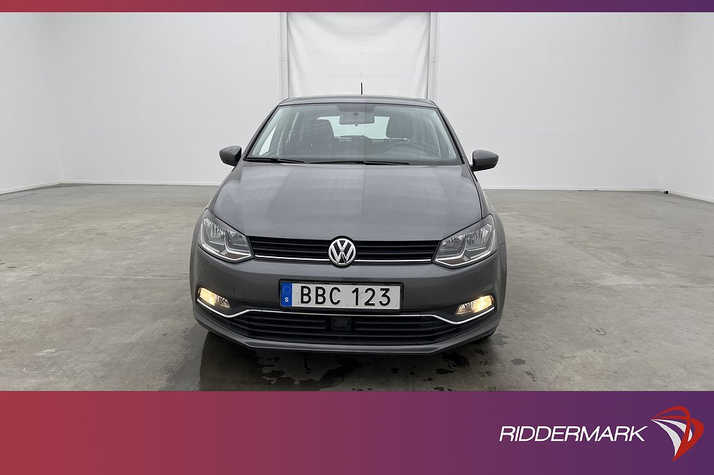 Volkswagen Polo 1.2 TSI 90hk Bluetooth 0,47l/Mil Låg-skatt