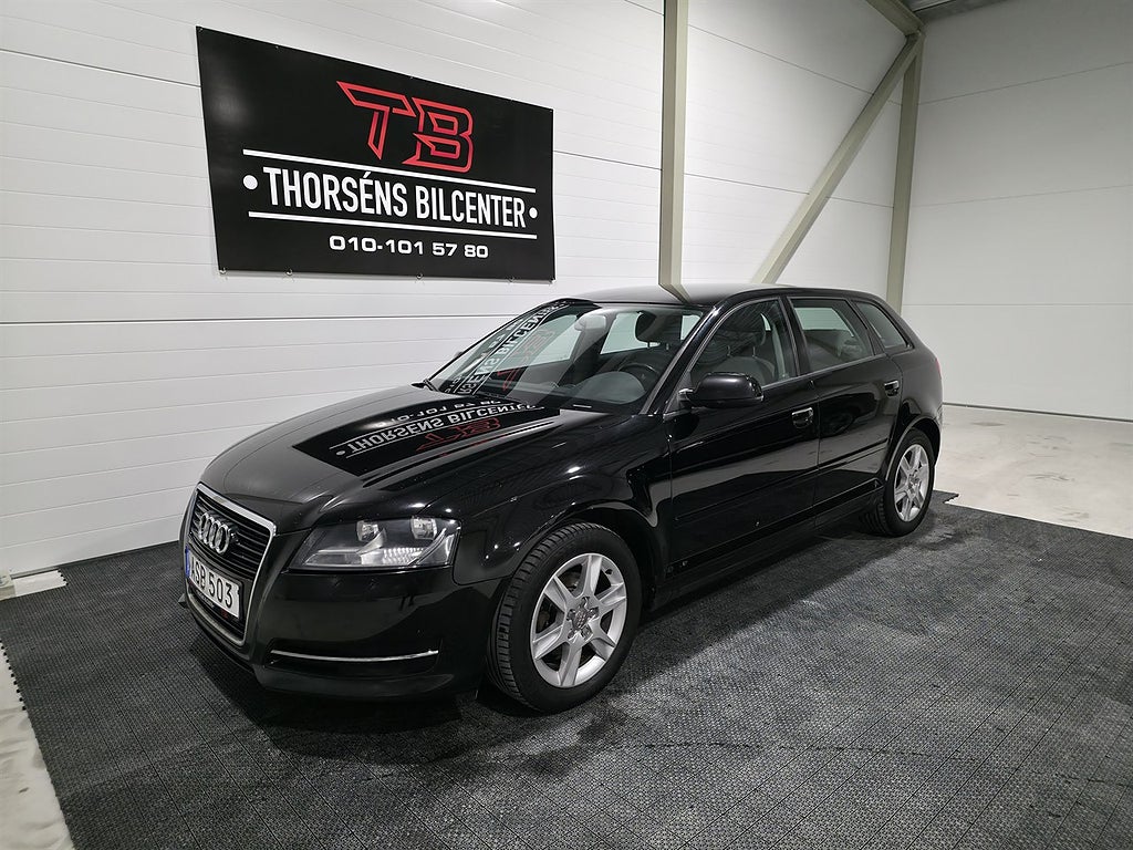 Audi A3 Sportback 1.6 TDI , 105hk Attraction, Comfort/Carplay