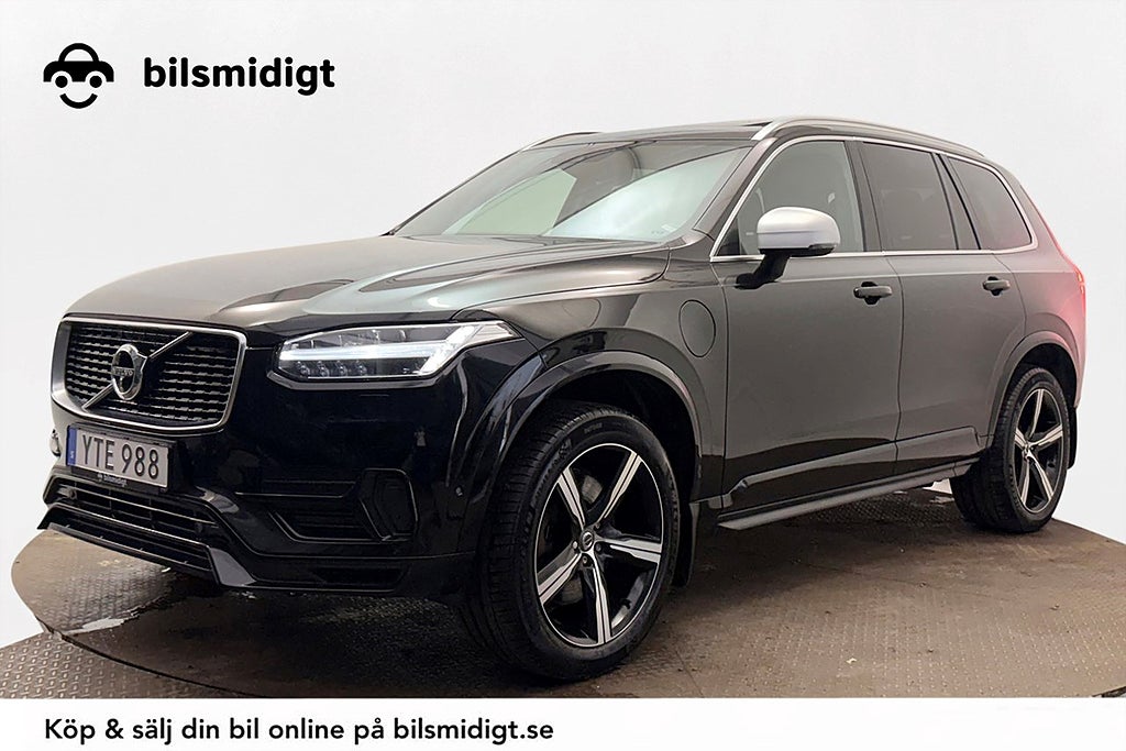 Volvo XC90 T8 TwEn AWD R-Design 7sits Drag Pano Nav HUD 360° Värm 407hk
