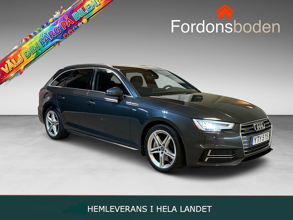 Audi A4 Avant 2.0 TFSI 252hk Quattro S line Drag Cockpit D.värm