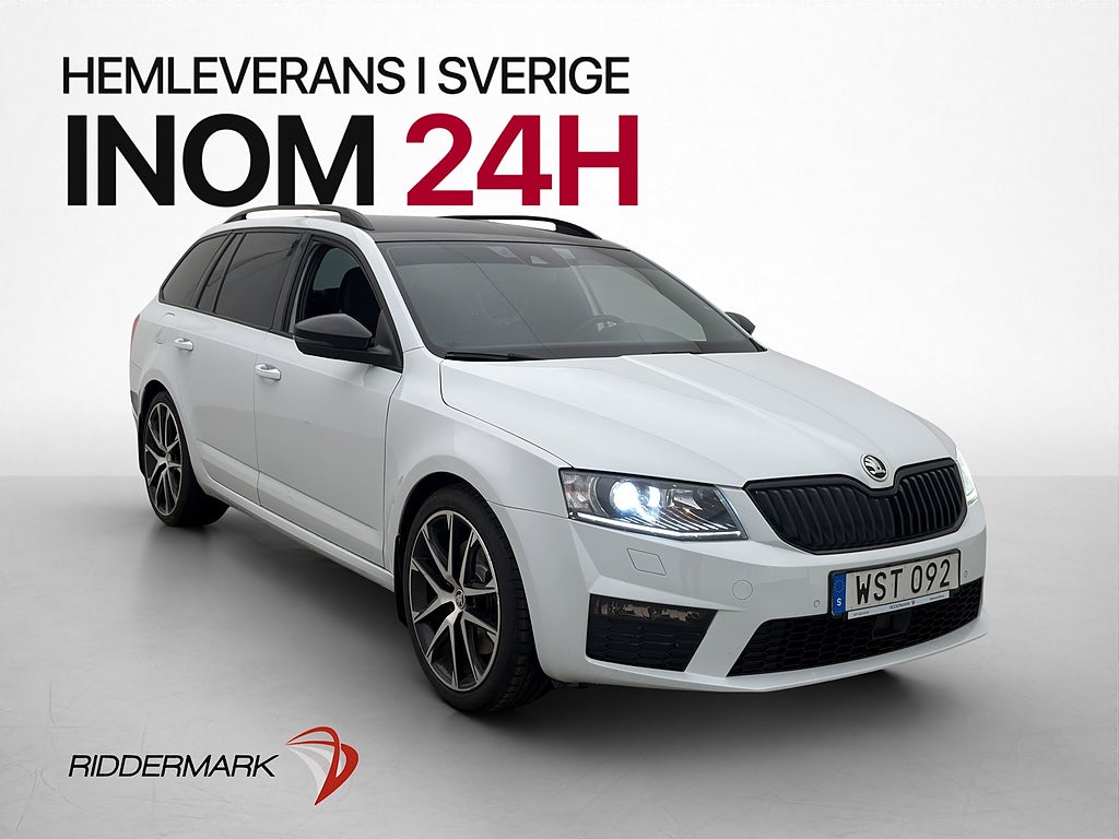 Skoda Octavia RS 2.0 TDI 184hk Värmare Drag Halvskinn