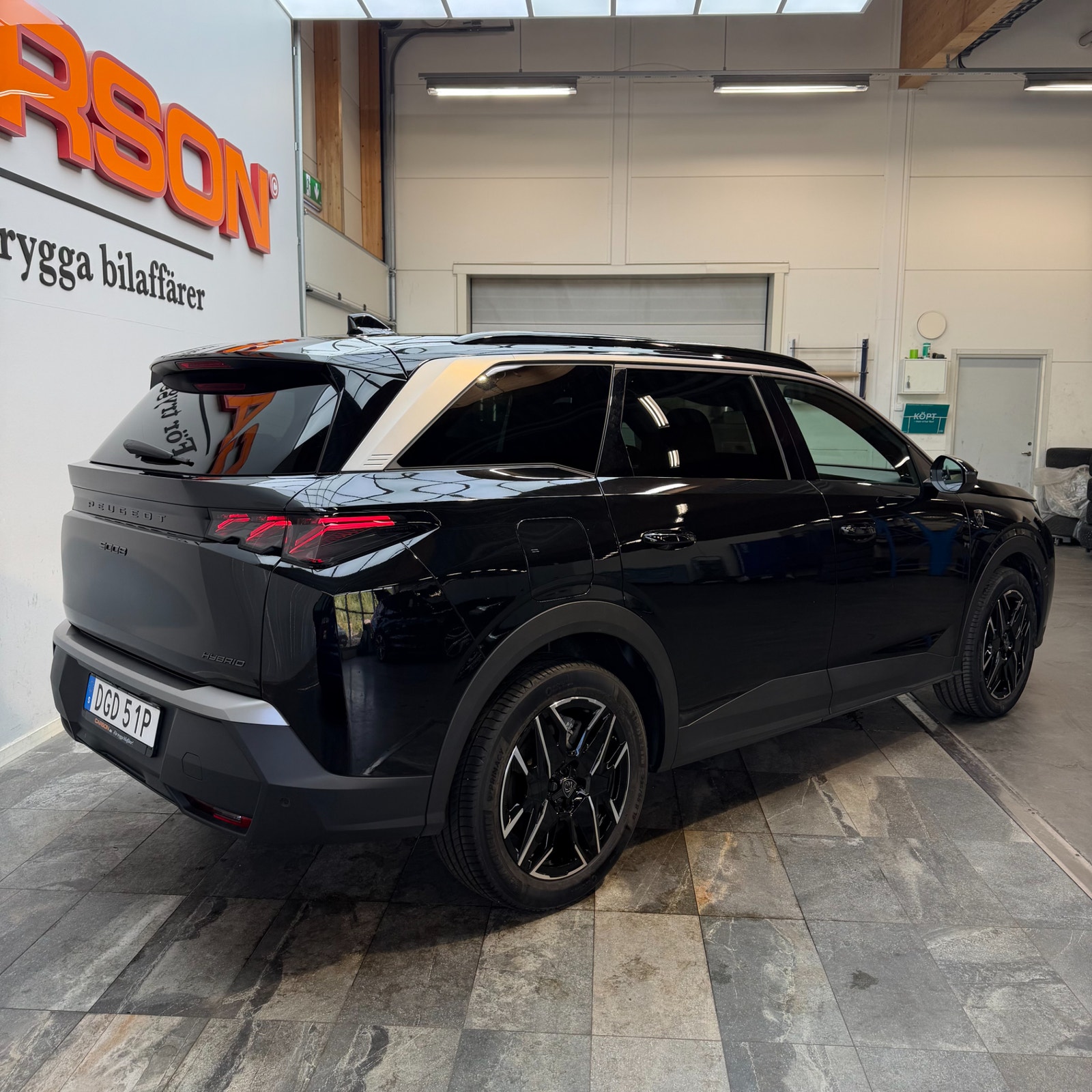 Peugeot 5008 Hybrid 145 1.2 PureTech e-DSC GT 7-Sits Carplay Kamera 2025 - miniatyr 4