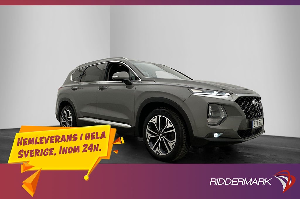 Hyundai Santa Fe 2.2 CRDi 4WD Premium 7-Sits Drag 360° Skinn