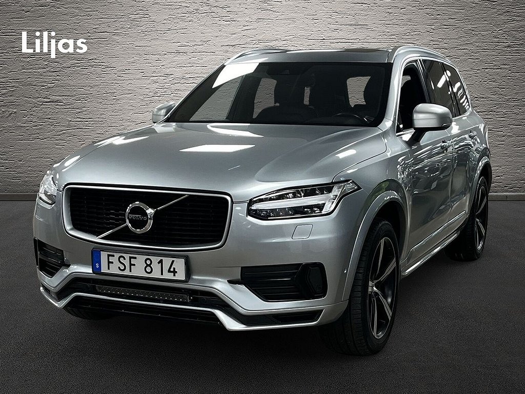 Volvo XC90 T8 AWD R-Design 7-säten//glaslucka//Dragkrok//