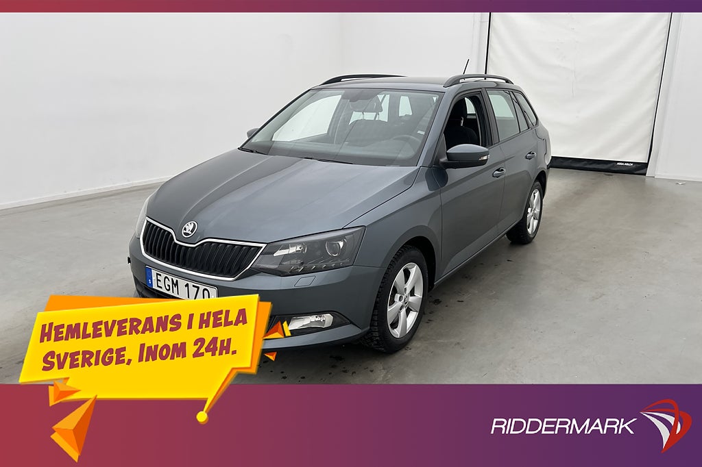 Skoda Fabia 1.0 TSI Style M&K-Värmare Drag Sensorer