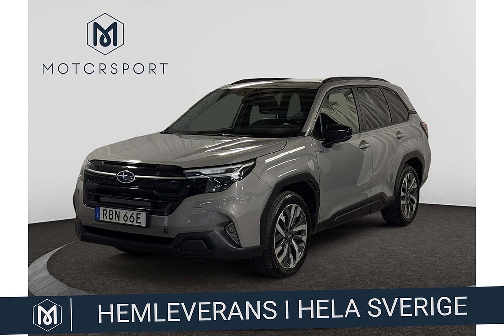 Subaru Forester e-Boxer XFuel Dragkrok LÅG SKATT Backkamera Adapt Farth