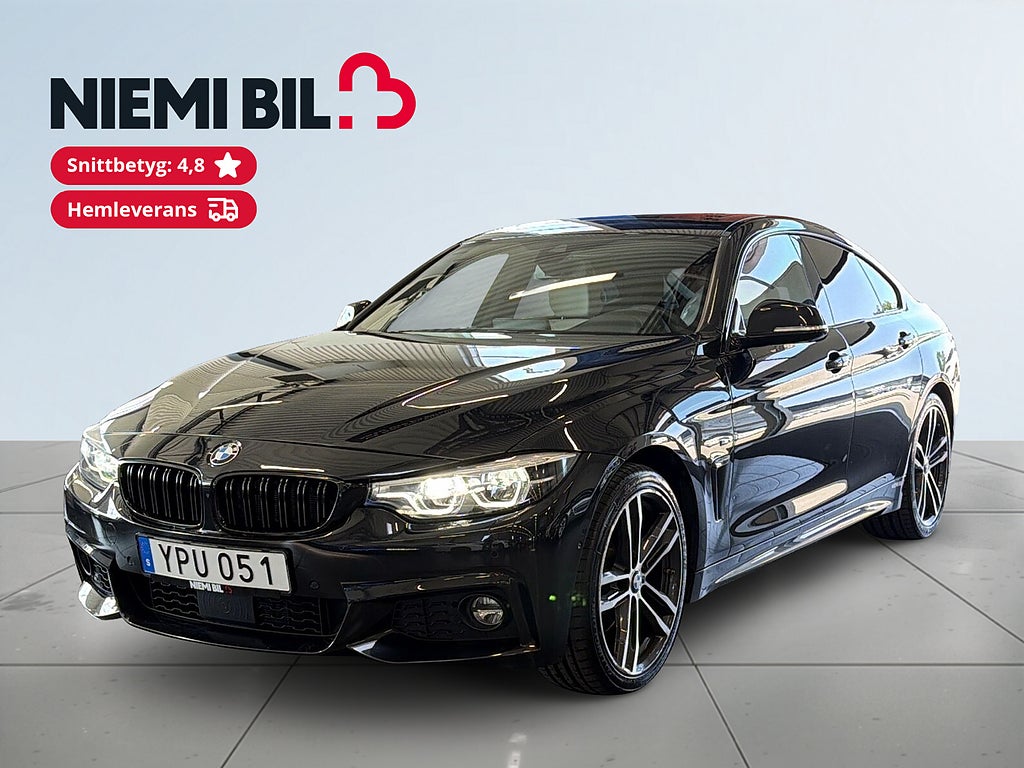 BMW 430I xDrive M Sport S&V-hjul/Taklucka/Drag/360°kam/H/K/Skinn