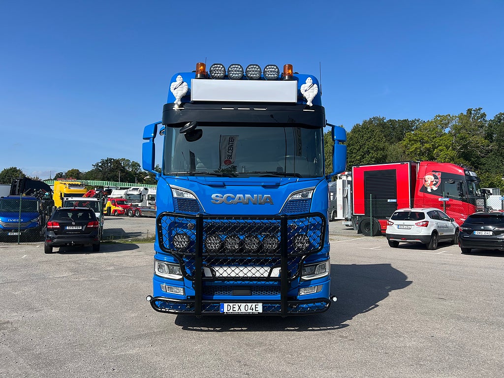 Scania R660 V8 6x2*4 Lastväxlare, ADR, Liftdumper, Euro 6
