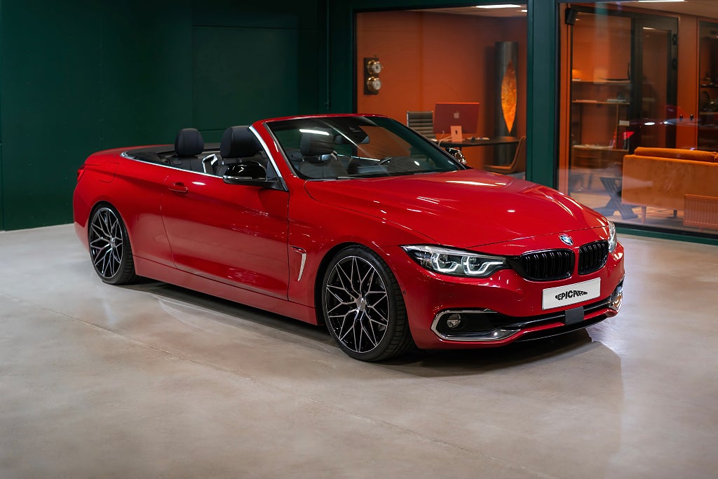 BMW 430 i xDrive Cabriolet Luxury Line / Sv-såld / HUD 