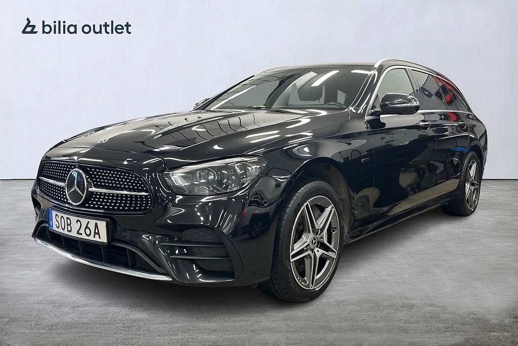 Mercedes-Benz E 300 T de 4MATIC AMG Line 306hk Dragkrok 360°kamera Pano