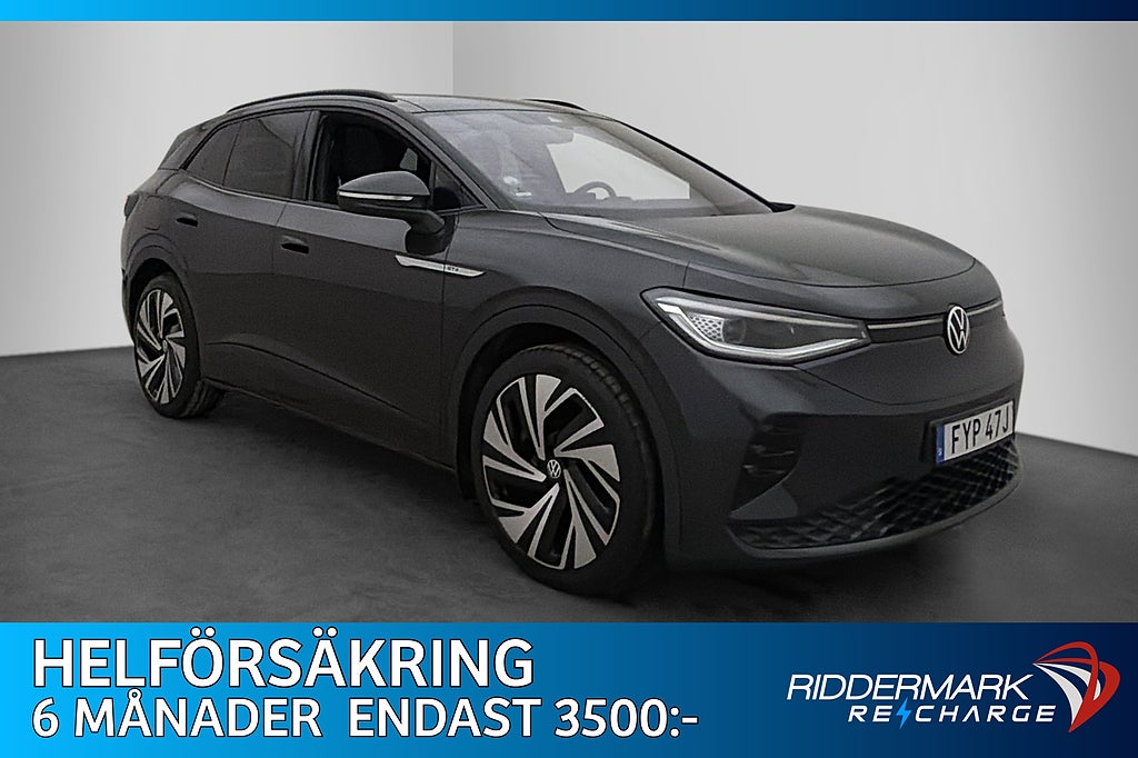 Volkswagen ID.4 GTX Pano Värm Adapt-fart Navi CarPlay MOMS